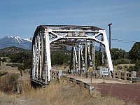 USA - Winona AZ - Old Bridge & View to Mt Taylor (27 Apr 2009)